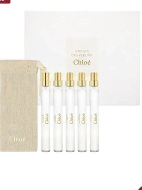 Atelier Des Fleurs Travel Spray Set - White & Gold